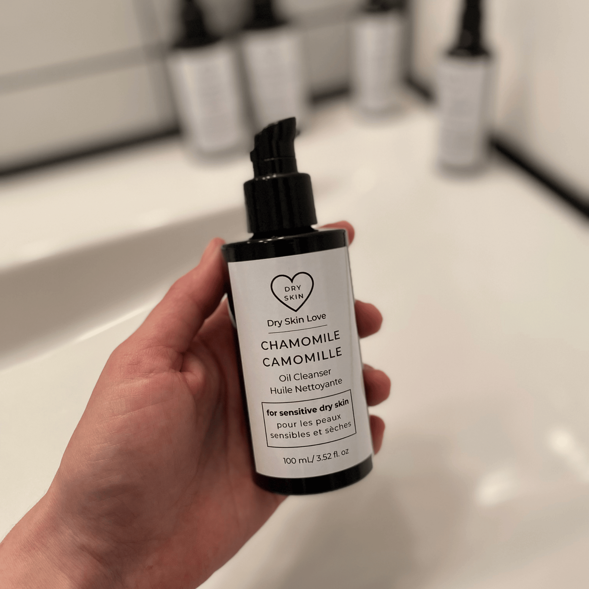Best Oil Cleanser for Dry Sensitive Skin - Dry Skin Love Chamomile Face Cleanser
