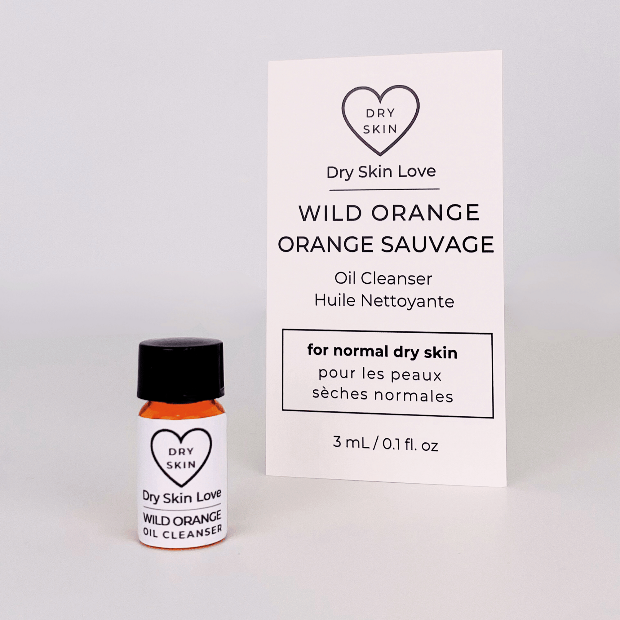 SAMPLE Dry Skin Love Wild Orange Oil Cleanser