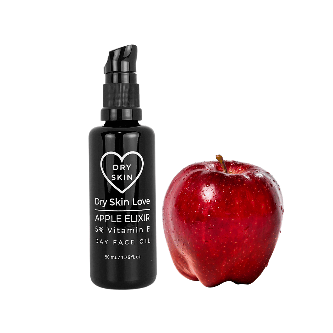 Dry Skin Love Apple Elixir 5% Vitamin E Face Oil - Best Face Oil for Dry Skin