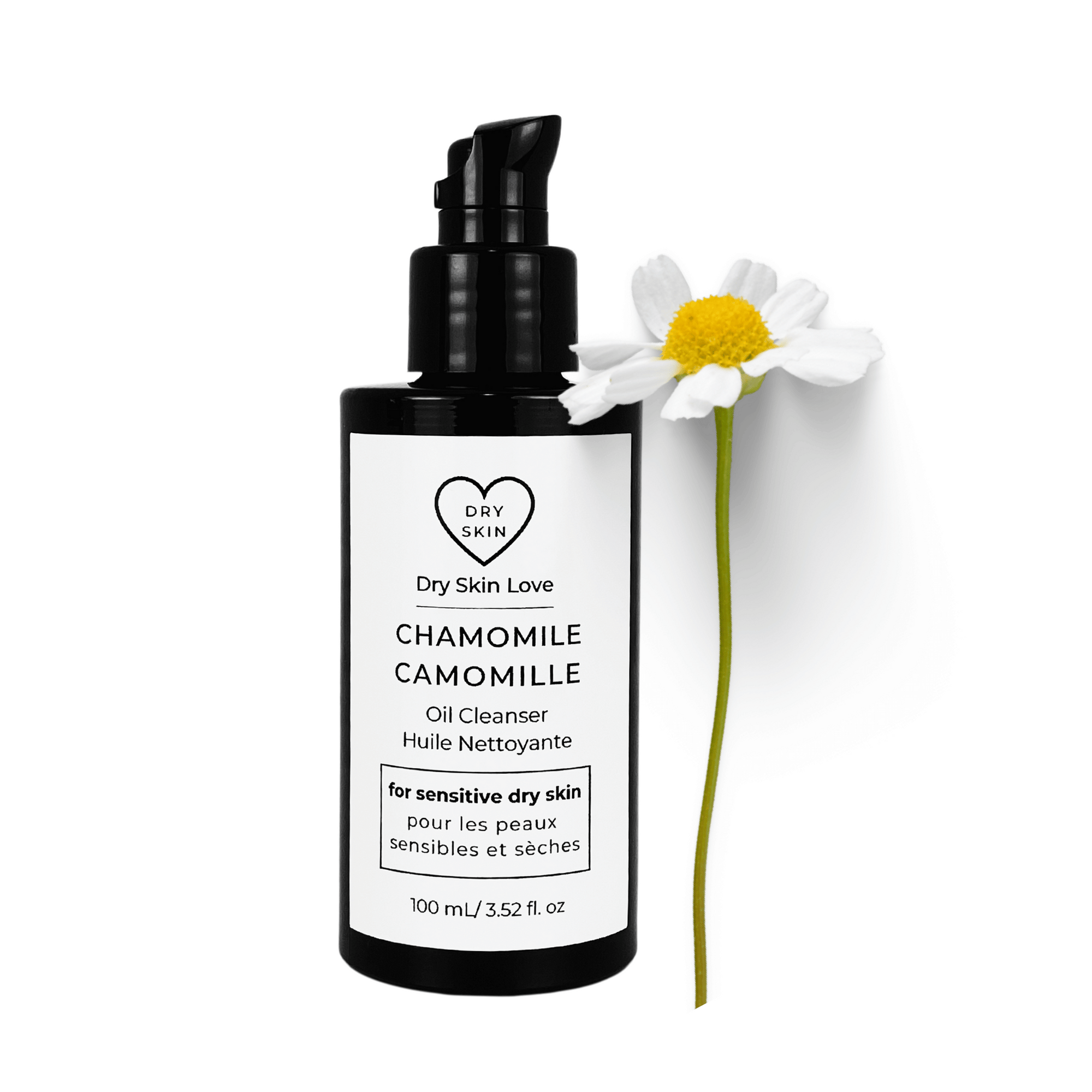 Best Oil Cleanser for Dry Sensitive Skin - Dry Skin Love Chamomile Face Cleanser