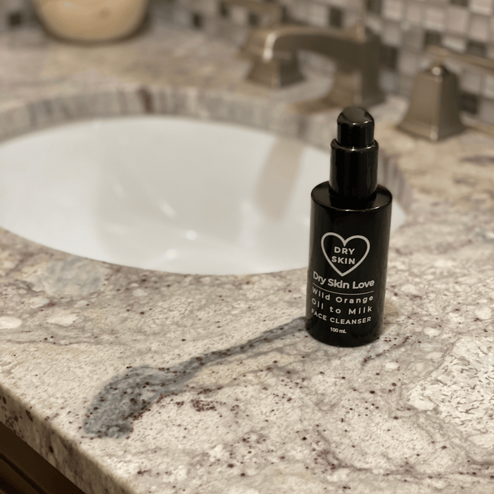 Luxury Skincare for Dry Skin - Wild Orange Oil to Milk Face Cleanser