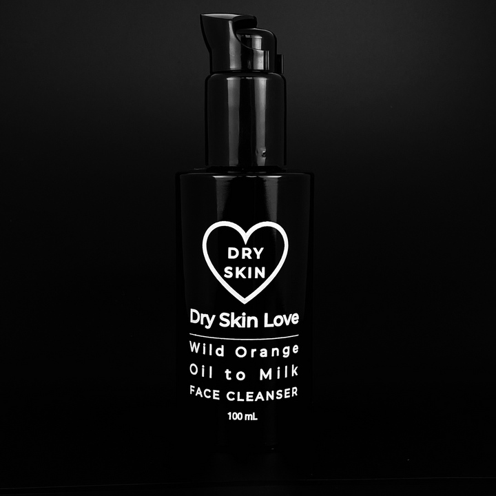 Luxury Skincare for Dry Skin - Wild Orange Oil to Milk Face Cleanser