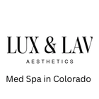 Logo of Lux & Lav Aesthetics with text 'Med Spa in Colorado' on a white background