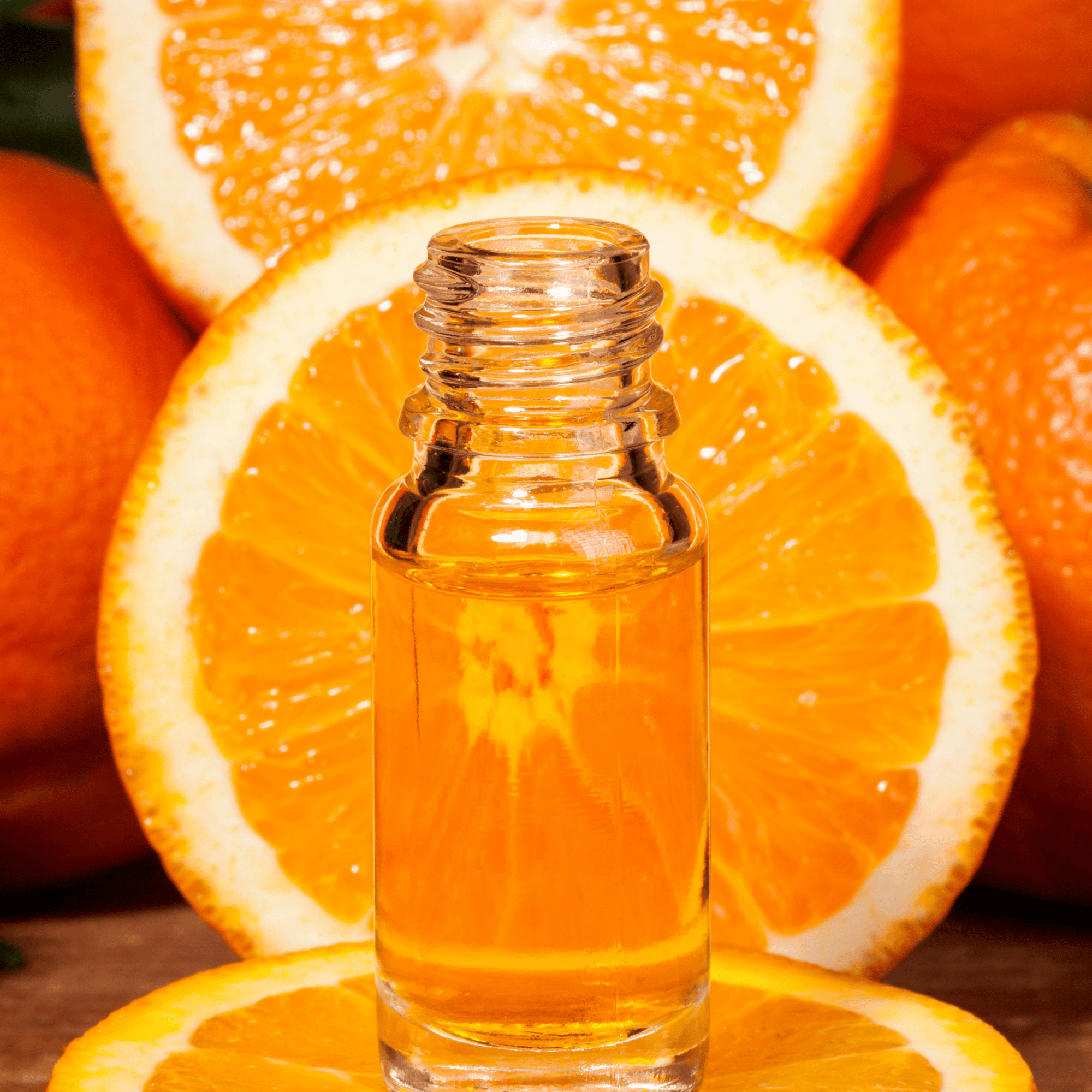 Orange essential oil for skin